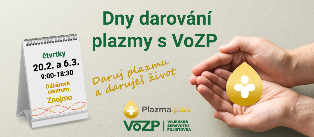 Dny darování plazmy s VoZP