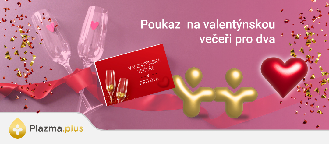 Poukaz na valentýnskou večeři pro dva